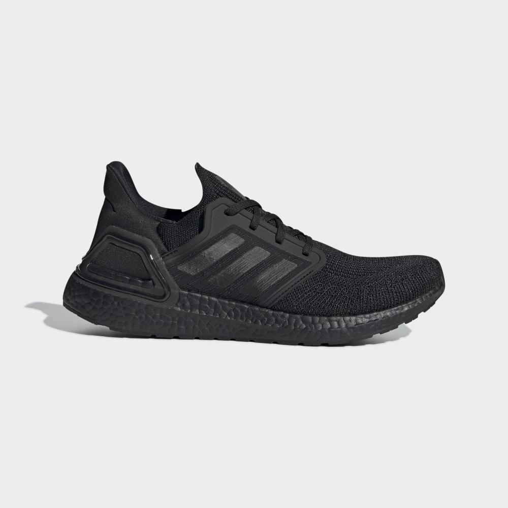 Adidas Men's Ultraboost 20 Running Shoes Black/Red Ireland EG0691